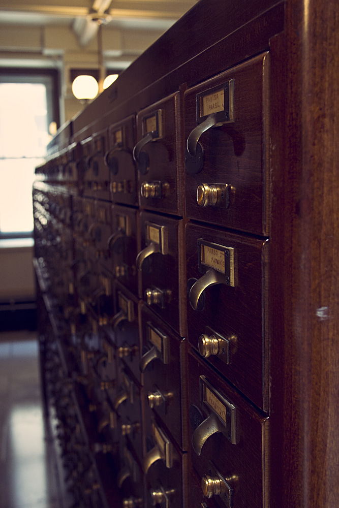 George Peabody Library Card Catalog