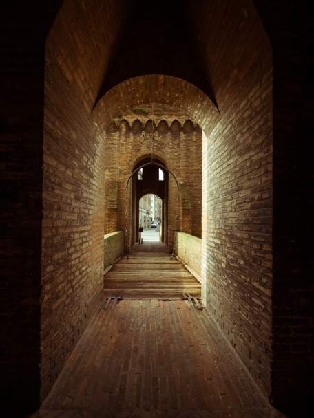 Drawbridge of Castle Estense, Ferrara Italy