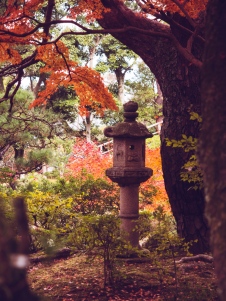Lantern in Yoshikien Garden